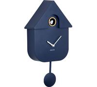 Horloge Karlsson - Horloge murale moderne Cuckoo Bleu foncé