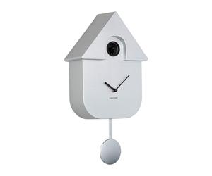 Karlsson Cuckoo Metallic Horloge Murale KA5867SI - Unisex - Quartz