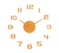 Karlsson DIY Sunset Numbers Horloge Murale KA6001YE - Unisex - 35 cm - Quartz