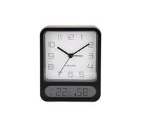 Karlsson [DL Alarme Clock Duo Noir Mat
