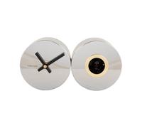 Karlsson [DL] Horloge Murale Duo Cuckoo plaqué Chrome