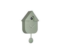 Karlsson [DL] Horloge Murale Moderne Cuckoo ABS métallique Vert Jungle | Rectangle - Thermoplastique - Horloges de salon - Bureau - Chambre à coucher