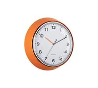 Horloge murale Modern Retro D34cm - Present Time - Orange -