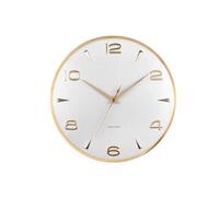 Horloge murale Sienna Glow D40cm - Present Time - Blanc -