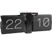 Karlsson Flip Clock sans boîtier - noir mat - 36x14x8,5cm