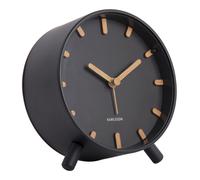 Karlsson Grace Alarm Clock Réveils KA5943BK - Unisex - 11 cm - Quartz