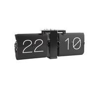 Karlsson Horloge à basculeNo Case - Noir - 36x8,5x14cm | Rectangle - skandinavisch - Acier
