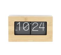 Karlsson Horloge à Poser Flip - Bambou, Brun