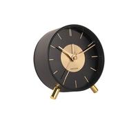 Karlsson Horloge avec Disque doré, Noir