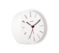 Karlsson Horloge d'alarme Belle Numbers Iron White