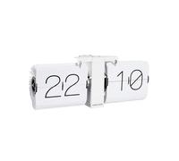 Horloge moderne Flip No Case Blanc