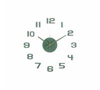 Karlsson Horloge murale à faire soi-même avec chiffres et coucher de soleil (vert jun