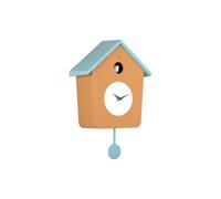 Karlsson Horloge murale Cuckoo Light Jaune ocre et bleu brumeux