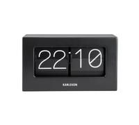 Karlsson - Horloge murale/de bureau Boxed Flip - Noir