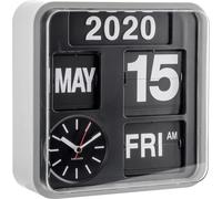 Karlsson - Horloge murale Mini Flip - Silver