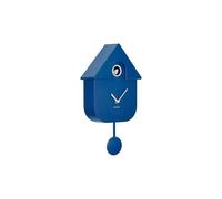 Karlsson Horloge murale moderne coucou - Bleu - 8,5 x 21,5 x 41 cm - Rectangulaire - Plastique - Horloge murale moderne pour salon - Horloge murale - Horloge à coucou