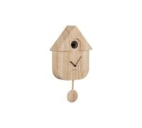 Horloge murale moderne Cuckoo Bois clair