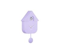 Karlsson Horloge murale moderne Cuckoo - Violet doux - 8,5 x 21,5 x 41 cm - Rectangulaire - Thermoplastique - Horloge murale moderne pour salon - Horloge murale - Horloge à coucou