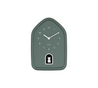 Karlsson Horloge murale moderne Kitty - Vert - 29,1 x 20 x 29,1 cm - Rectangle - En plastique - Horloges pour salon - Bureau - Chambre à coucher