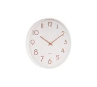 Karlsson Horloge murale KA5809WH Pure Bass 40 cm Quartz Blanc