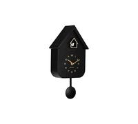 Karlsson Horloge murale Solo Color Cuckoo - Noir - 6 x 21,5 x 41 cm - Autre - En plastique - Horloges pour salon - Bureau - Chambre à coucher