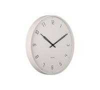 Karlsson - Horloge murale Stark - Gris chaud
