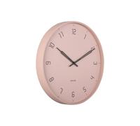 Karlsson - Horloge murale Stark - Rose pâle