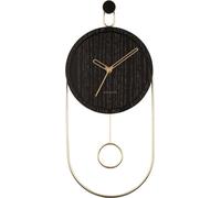 Karlsson - Horloge murale Swing Pendulum - Noir