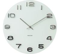 Karlsson - Horloge murale Vintage ronde - Blanc