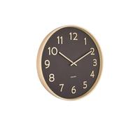 Karlsson Horloge Ronde en Bois Pure 40 cm