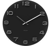 Karlsson KA4401 Vintage Pendule Murale Noir 35 x 35 x 4,2 cm