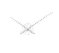 Karlsson KA4348SI Horloge murale Aiguilles Little big time mini Grise Métal aluminium D41 cm, Argent