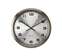Karlsson KA4626 Maxie Pendule Murale Acier Inoxydable Argent 50 x 50 x 6 cm