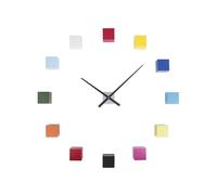 Karlsson KA5698MC Horloge murale, Plastique, Multicolore, Taille uniq, D41cm Cubes H6 x 6 x 5,5 cm