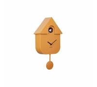 Karlsson KA5768YE Horloge murale moderne à coucou avec pendule Jaune ocre