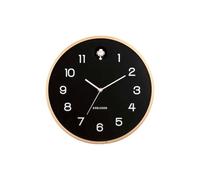Karlsson KA5886BK Horloge Murale à Coucou Naturelle Noir