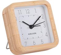 Karlsson KA5924WH Réveil carré, 9cm
