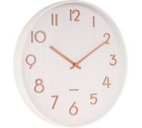 Karlsson Karlsson - Pure - Horloge murale - Tilleul - Diamètre 60 cm - Blanc