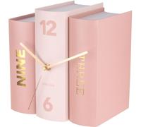 Karlsson - Livre de l'horloge de table - Rose tendre