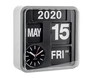 Karlsson Mini Flip Horloge Murale KA5364SI - Unisex - Quartz