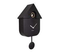 Horloge murale moderne Cuckoo noir