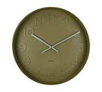 Karlsson Mr. Green Horloge Murale KA5635MG - Unisex - 50 cm - Analogique - Quartz