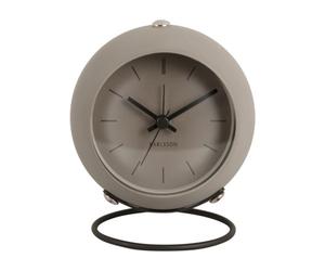Karlsson Nirvana Globe Réveils KA5857GY - Unisex - 10 cm - Quartz