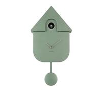 Karlsson Orologe Murale Moderne Cuckoo KA5867GR Vert Foncé Métallique Neuf