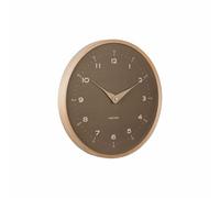 Karlsson Osado Dome Horloge murale ronde en contreplaqué Vert Ø 30 cm