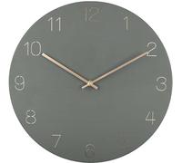 Karlsson - Pendentif horloge murale avec chiffres gravés - Vert jungle