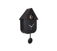 Horloge murale moderne Cuckoo noir