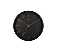 Karlsson Horloge murale Belle Numbers métal Quartz 35 cm noir