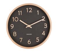 Karlsson Pure Horloge Murale KA5851BK - Unisex - 22 cm - Quartz