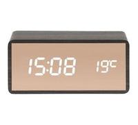 Karlsson - Réveil Copper Mirror LED - Noir - Copper Noir G